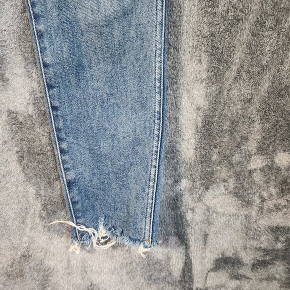 Madewell Medium Wash 10" High-Rise Skinny Blue Jeans Button Fly Size 27 x 26 EUC - Picture 8 of 11